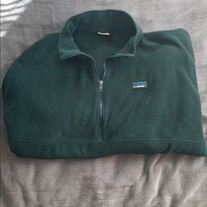 LL Bean quarter zip fleece